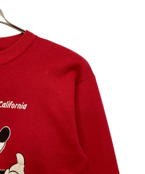 TULTEX（タルテックス）TULTEX (タルテックス) DISNEY (ディズニー) 両面キャラクタープリントスウェット レッド サイズ:Ｌの古着・服飾アイテム