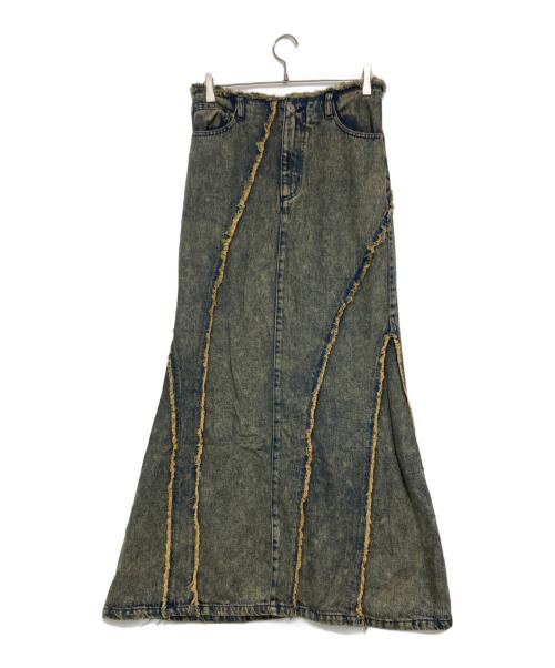 MAISON SPECIAL（メゾンスペシャル）MAISON SPECIAL (メゾンスペシャル) Cellulose Denim Maxi Skirt ブルー サイズ:38の古着・服飾アイテム