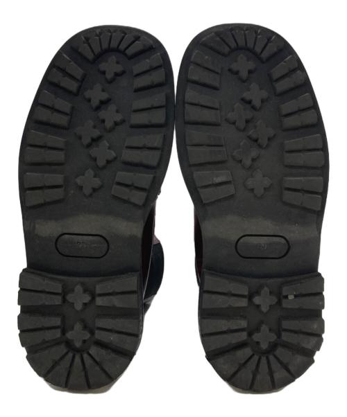 TOGA PULLA（トーガ プルラ）TOGA PULLA (トーガ プルラ) Stud-Embellished Leather Ankle Boot ワインレッド サイズ:39の古着・服飾アイテム