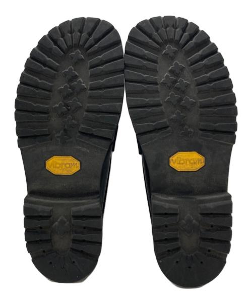 REGAL（リーガル）REGAL (リーガル) LEINWANDE (ラインヴァンド) レザーミュールローファー ブラック サイズ:Ｌの古着・服飾アイテム