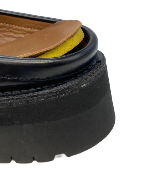 REGAL（リーガル）REGAL (リーガル) LEINWANDE (ラインヴァンド) レザーミュールローファー ブラック サイズ:Ｌの古着・服飾アイテム