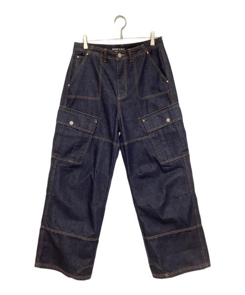 VACANT Archive（ベイカントアーカイブ）VACANT Archive (ベイカントアーカイブ) ウェインミリタリーカーゴデニムパンツ インディゴ サイズ:Mの古着・服飾アイテム