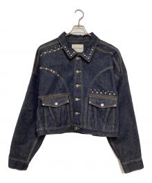 VACANT Archive（ベイカントアーカイブ）の古着「リアムスタッズデニムジャケット」｜インディゴ