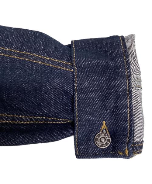 VACANT Archive（ベイカントアーカイブ）VACANT Archive (ベイカントアーカイブ) リアムスタッズデニムジャケット インディゴ サイズ:Lの古着・服飾アイテム