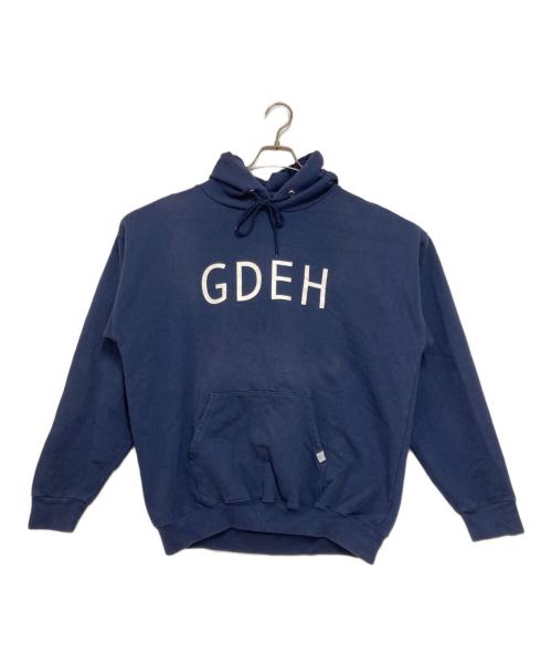 GDEH（グッドイナフ）GDEH (グッドイナフ) 大文字ロゴプルオーバーパーカー/フーディー ネイビー サイズ:Ｍの古着・服飾アイテム