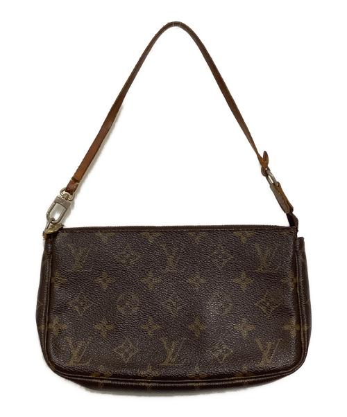 LOUIS VUITTON（ルイ ヴィトン）LOUIS VUITTON (ルイ ヴィトン) ハンドポーチ ブラウンの古着・服飾アイテム
