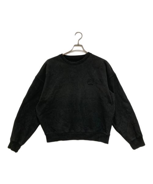 gadid anoniem（ガディッド アノニム）gadid anoniem (ガディッド アノニム) クルーネックスウェット ブラック サイズ:Freeの古着・服飾アイテム