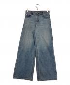 EVERYDAY I LIKE.エヴリデイ アイ ライク）の古着「ルーズワイドデニムパンツ」｜インディゴ