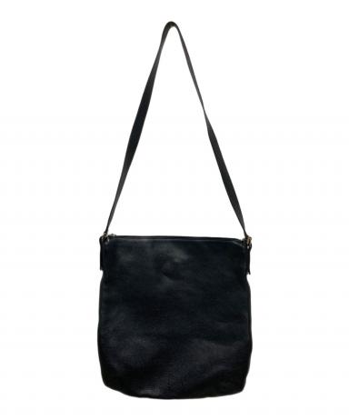 中古・古着通販】HIROFU (ヒロフ) レザーショルダーバッグ ネイビー