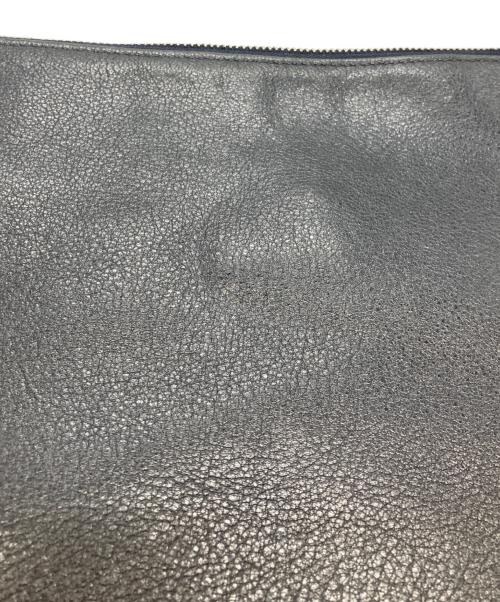 HIROFU（ヒロフ）HIROFU (ヒロフ) レザーショルダーバッグ ネイビーの古着・服飾アイテム