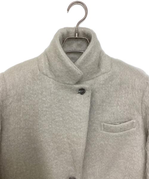 anuans（アニュアンス）anuans (アニュアンス) モヘアシャギーテーラードジャケット ライトグレー サイズ:Fの古着・服飾アイテム