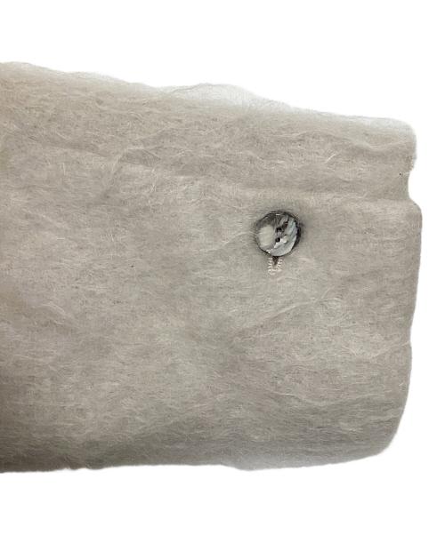 anuans（アニュアンス）anuans (アニュアンス) モヘアシャギーテーラードジャケット ライトグレー サイズ:Fの古着・服飾アイテム