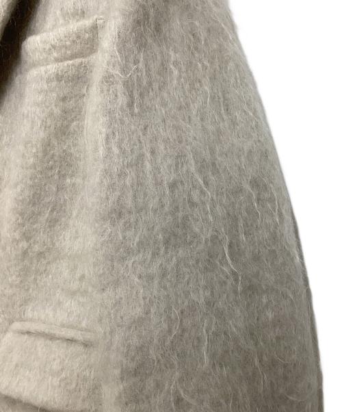 anuans（アニュアンス）anuans (アニュアンス) モヘアシャギーテーラードジャケット ライトグレー サイズ:Fの古着・服飾アイテム