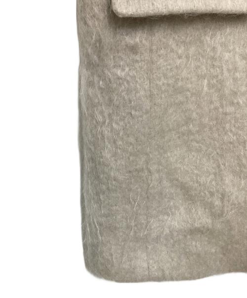 anuans（アニュアンス）anuans (アニュアンス) モヘアシャギーテーラードジャケット ライトグレー サイズ:Fの古着・服飾アイテム