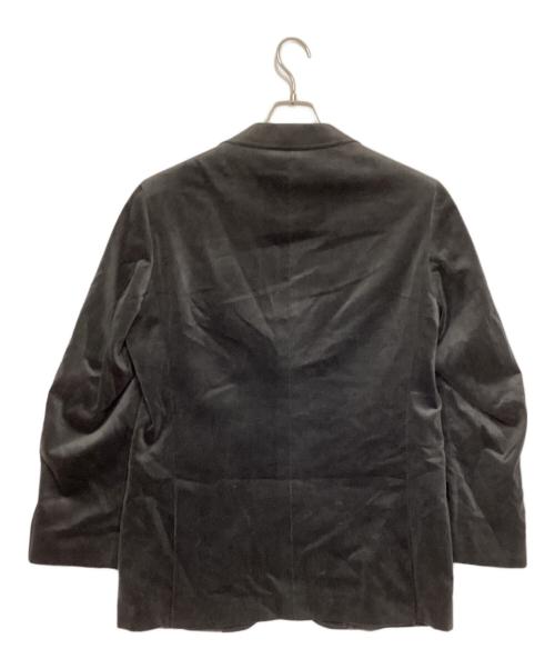 BURBERRY LONDON（バーバリーロンドン）BURBERRY LONDON (バーバリーロンドン) ベロアテーラードジャケット グレー サイズ:Lの古着・服飾アイテム