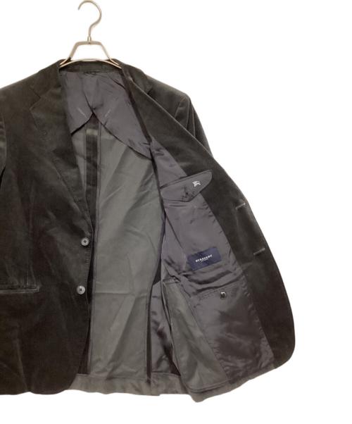 BURBERRY LONDON（バーバリーロンドン）BURBERRY LONDON (バーバリーロンドン) ベロアテーラードジャケット グレー サイズ:Lの古着・服飾アイテム