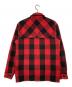 H.R.MARKET (ハリウッドランチマーケッド) バッファローチェック CPOジャケット レッド×ブラック サイズ:4：6000円