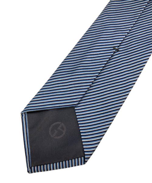 GIORGIO ARMANI（ジョルジョアルマーニ）GIORGIO ARMANI (ジョルジョアルマーニ) スタライプビジネスタイ ブルー サイズ:表記無しの古着・服飾アイテム