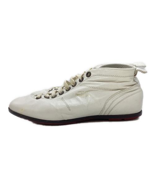 Pantofola d'Oro（パントフォラ ドーロ）Pantofola d'Oro (パントフォラ ドーロ) レザースニーカー ホワイト サイズ:41の古着・服飾アイテム
