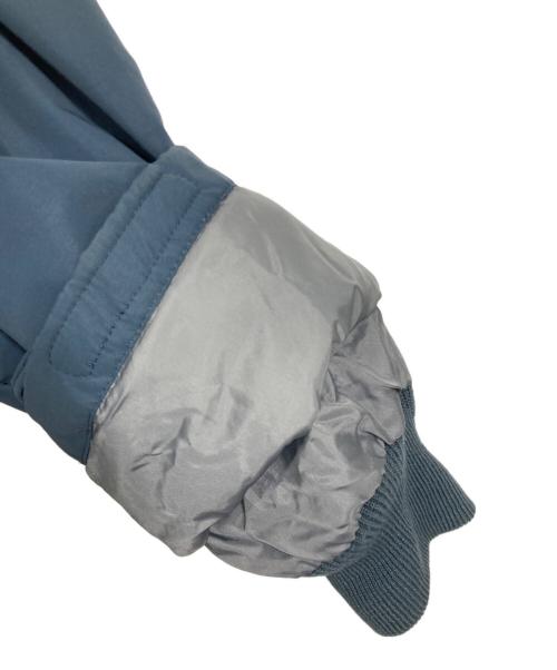 LAND'S END（ランズエンド）LAND'S END (ランズエンド) ウィンドチェックパーカコート ブルー サイズ:Lの古着・服飾アイテム