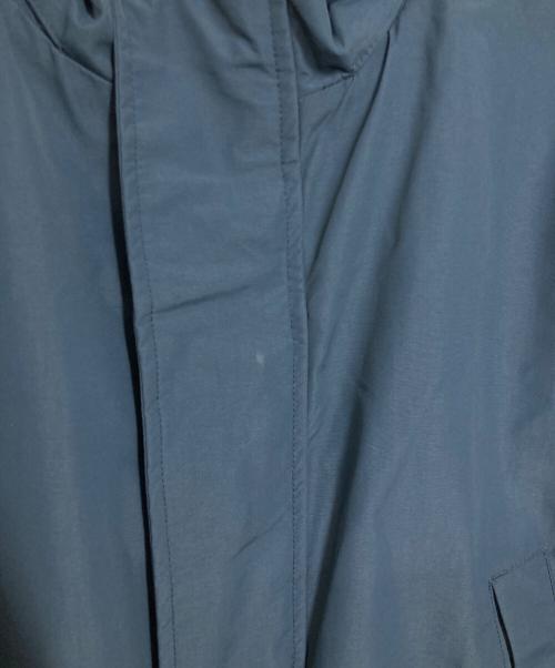 LAND'S END（ランズエンド）LAND'S END (ランズエンド) ウィンドチェックパーカコート ブルー サイズ:Lの古着・服飾アイテム