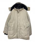 Eddie Bauerエディーバウアー）の古着「ハンティングダウンジャケット」｜ベージュ