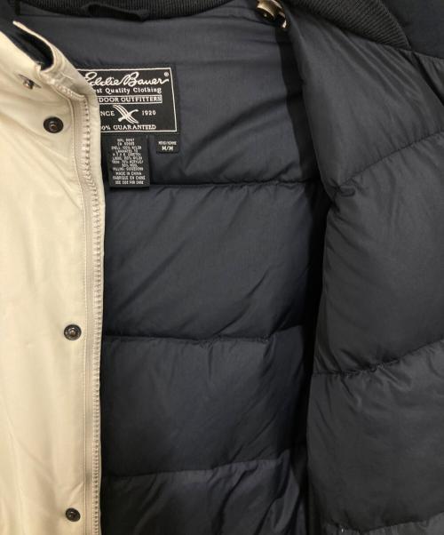 Eddie Bauer（エディーバウアー）Eddie Bauer (エディーバウアー) ハンティングダウンジャケット ベージュ サイズ:Mの古着・服飾アイテム