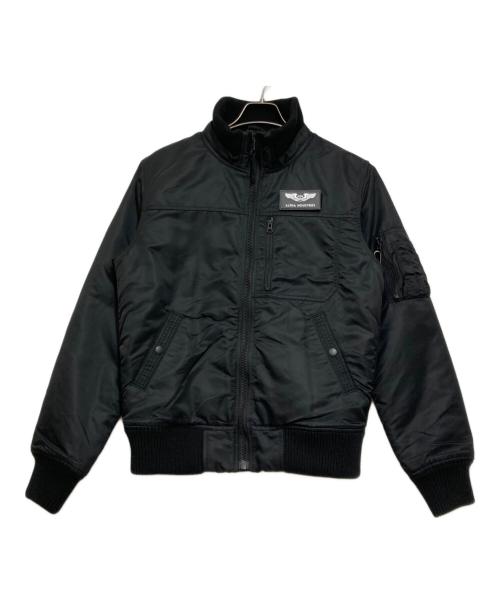 ALPHA（アルファ）ALPHA (アルファ) ボンバージャケット/BOMBER JACKET ブラック サイズ:Ｍの古着・服飾アイテム