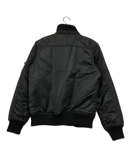 ALPHA（アルファ）ALPHA (アルファ) ボンバージャケット/BOMBER JACKET ブラック サイズ:Ｍの古着・服飾アイテム