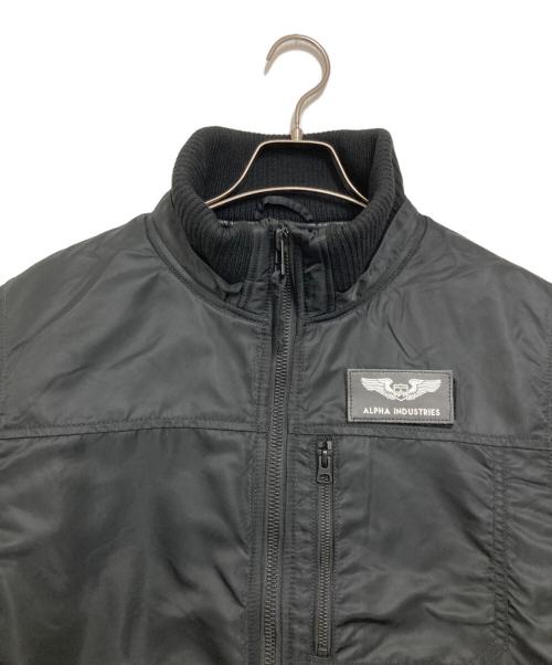 ALPHA（アルファ）ALPHA (アルファ) ボンバージャケット/BOMBER JACKET ブラック サイズ:Ｍの古着・服飾アイテム