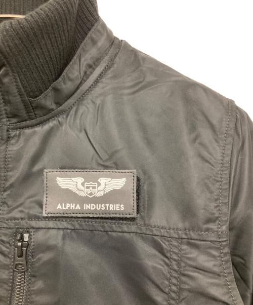 ALPHA（アルファ）ALPHA (アルファ) ボンバージャケット/BOMBER JACKET ブラック サイズ:Ｍの古着・服飾アイテム