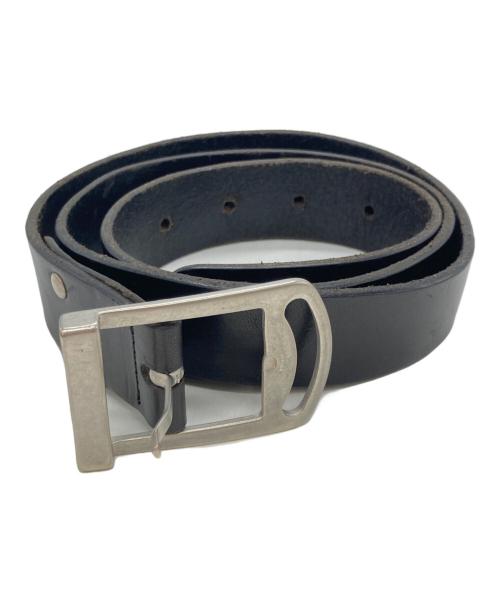 Maison Margiela 11（メゾンマルジェラ 11）Maison Margiela 11 (メゾンマルジェラ 11) VERA PELLE (ベラペレ) レザーベルト ブラックの古着・服飾アイテム