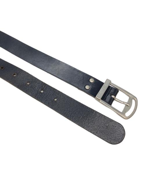 Maison Margiela 11（メゾンマルジェラ 11）Maison Margiela 11 (メゾンマルジェラ 11) VERA PELLE (ベラペレ) レザーベルト ブラックの古着・服飾アイテム