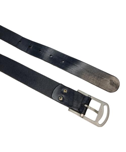 Maison Margiela 11（メゾンマルジェラ 11）Maison Margiela 11 (メゾンマルジェラ 11) VERA PELLE (ベラペレ) レザーベルト ブラックの古着・服飾アイテム