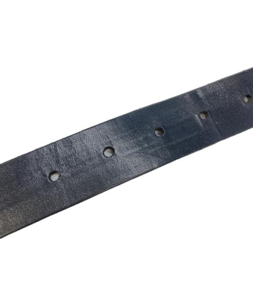 Maison Margiela 11（メゾンマルジェラ 11）Maison Margiela 11 (メゾンマルジェラ 11) VERA PELLE (ベラペレ) レザーベルト ブラックの古着・服飾アイテム