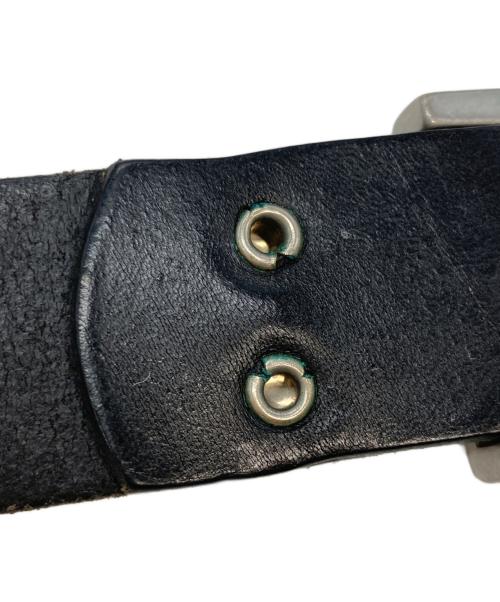 Maison Margiela 11（メゾンマルジェラ 11）Maison Margiela 11 (メゾンマルジェラ 11) VERA PELLE (ベラペレ) レザーベルト ブラックの古着・服飾アイテム