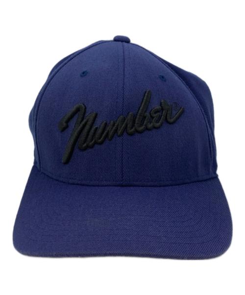 FLEXFIT（フレックスフィット）FLEXFIT (フレックスフィット) NUMBER (N)INE (ナンバーナイン) フェンダーキャップ ネイビーの古着・服飾アイテム