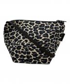 Herve Chapelierエルベシャプリエ）の古着「レオパードショルダーポーチ」｜グレー×ベージュ