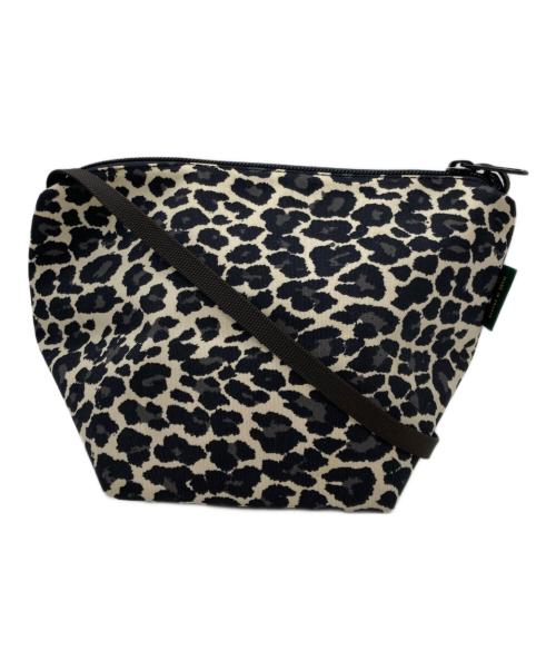 Herve Chapelier（エルベシャプリエ）Herve Chapelier (エルベシャプリエ) レオパードショルダーポーチ グレー×ベージュの古着・服飾アイテム