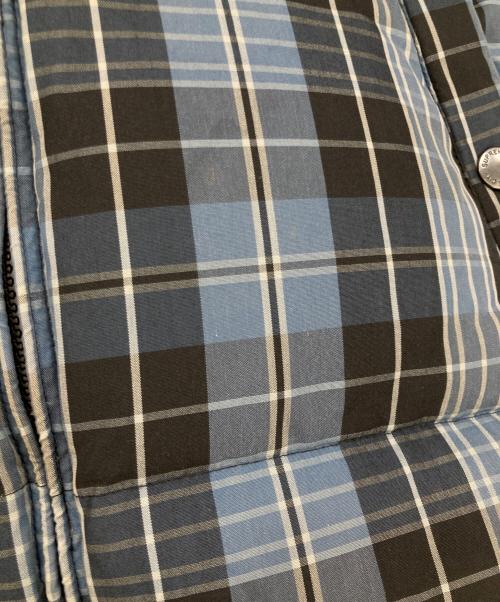 SUPREME（シュプリーム）SUPREME (シュプリーム) レザーカラーパフィージャケット ネイビー×ブラック サイズ:Ｓの古着・服飾アイテム