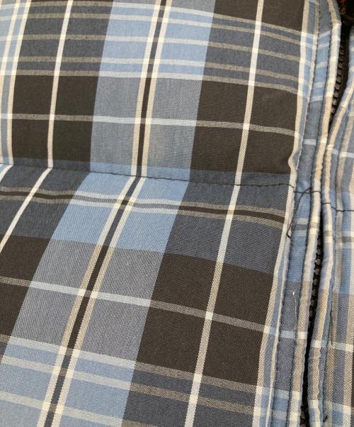 SUPREME（シュプリーム）SUPREME (シュプリーム) レザーカラーパフィージャケット ネイビー×ブラック サイズ:Ｓの古着・服飾アイテム