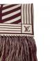 LOUIS VUITTON (ルイ ヴィトン) カラコラムウールシルクマフラー レッド×ホワイト：20000円