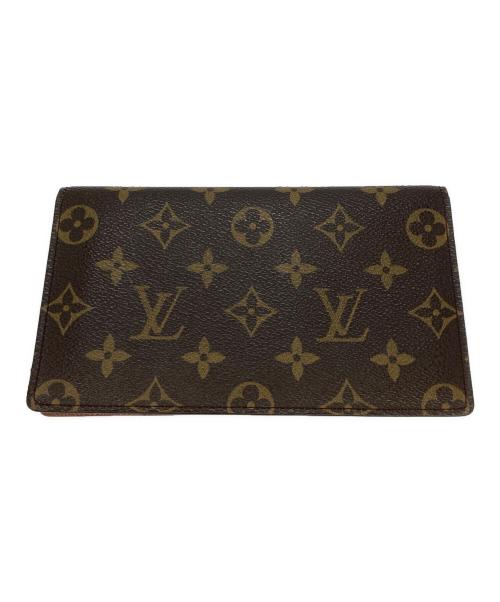 LOUIS VUITTON（ルイ ヴィトン）LOUIS VUITTON (ルイ ヴィトン) 二つ折り小切手ケース ブラウンの古着・服飾アイテム