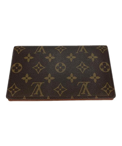LOUIS VUITTON（ルイ ヴィトン）LOUIS VUITTON (ルイ ヴィトン) 二つ折り小切手ケース ブラウンの古着・服飾アイテム