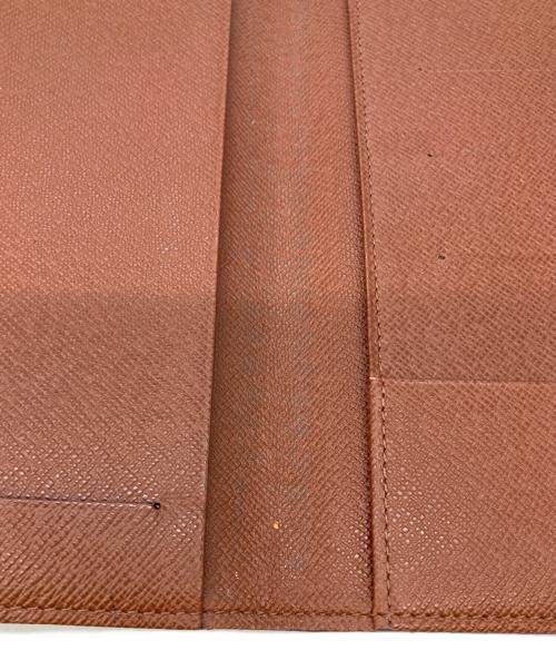 LOUIS VUITTON（ルイ ヴィトン）LOUIS VUITTON (ルイ ヴィトン) 二つ折り小切手ケース ブラウンの古着・服飾アイテム