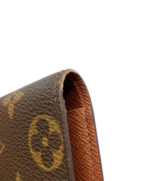 LOUIS VUITTON（ルイ ヴィトン）LOUIS VUITTON (ルイ ヴィトン) 二つ折り小切手ケース ブラウンの古着・服飾アイテム