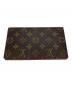 LOUIS VUITTON (ルイ ヴィトン) 二つ折り小切手ケース ブラウン：9000円