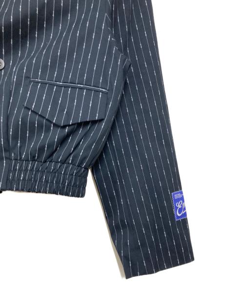 EMESTUDIOS（-）EMESTUDIOS (-) シフトネイビーボンバーブレザー ネイビー×ホワイト サイズ:XSの古着・服飾アイテム