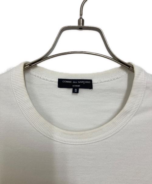 COMME des GARCONS HOMME（コムデギャルソン オム）COMME des GARCONS HOMME (コムデギャルソン オム) 綿度詰天竺ポケットTシャツ ホワイト サイズ:Ｓの古着・服飾アイテム