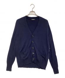 UNDERCOVER（アンダーカバー）の古着「片脇2連ジップカーディガン」｜ネイビー